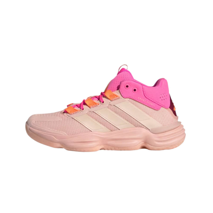 Adidas Adidas COURT STABIL Indoor Fitness Shoes Women's Mid Top Blush Pink/Blush Pink/Light Pink