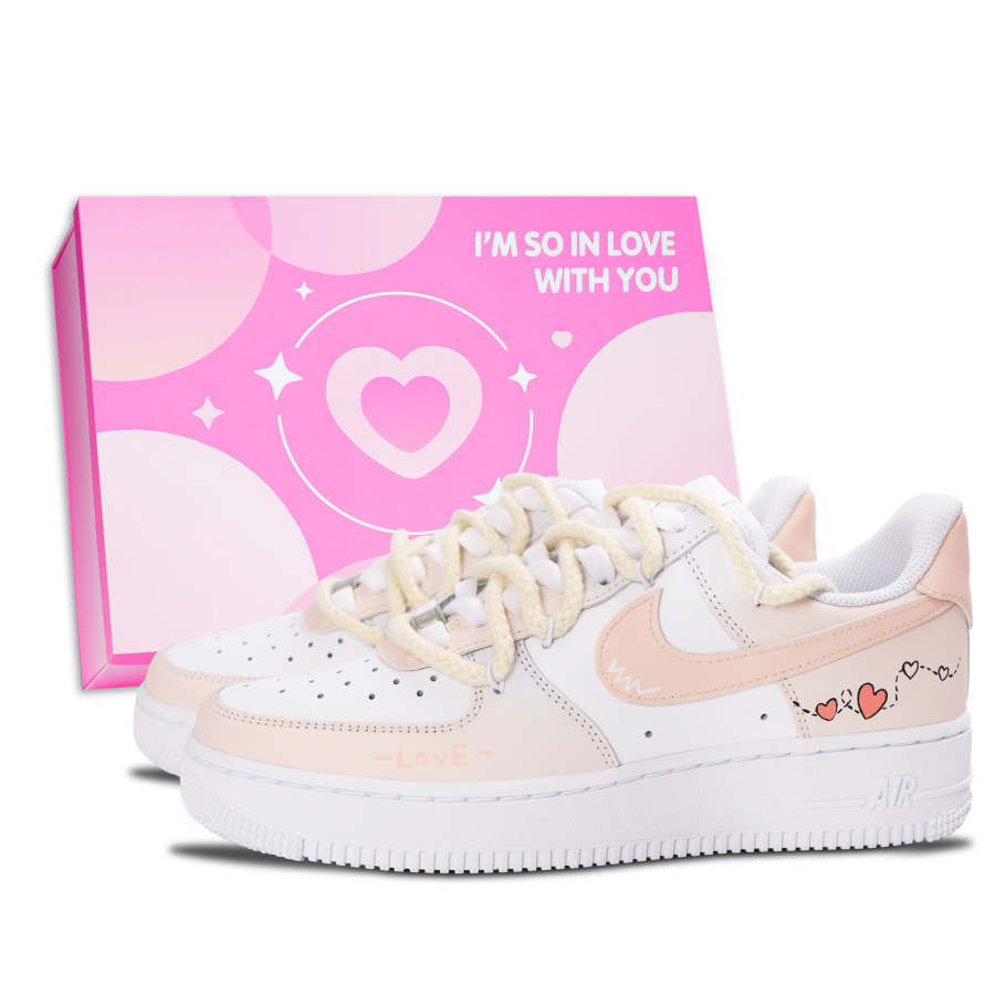 Nike Nike Air Force 1 Skateboard Shoes Women's Low Top White/Pink