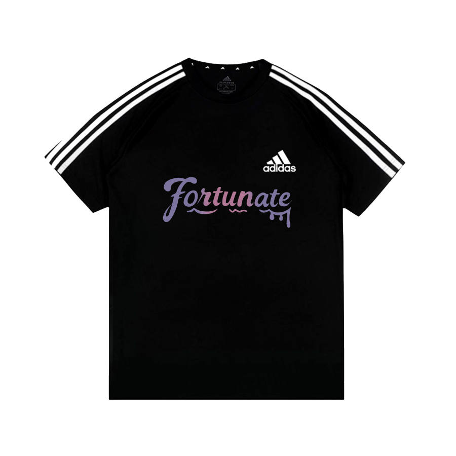 Adidas Adidas Football T Shirts Unisex Colorful Black Crew Neck Thin Straight Fit