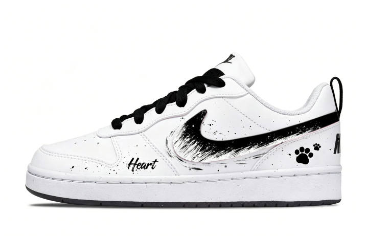 Nike Nike Court Borough Skateboard Shoes Unisex Low Top Black, White