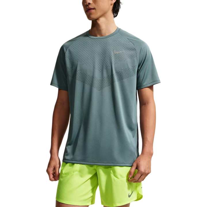 Nike Nike Running T Shirts Men's Mineral Slate Moderate