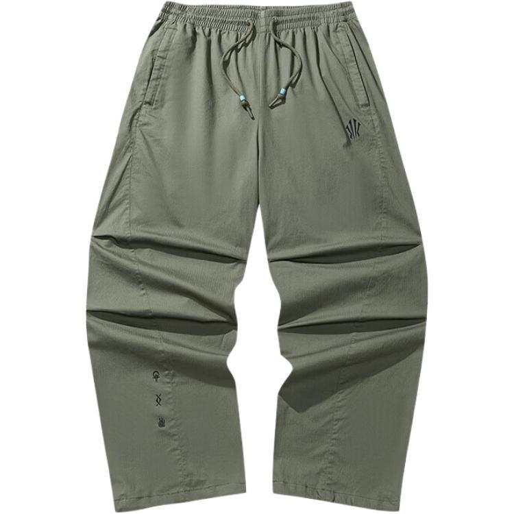 ANTA Basketball Collection Casual Pants Unisex Jasper Green Moderate Straight Fit Pants