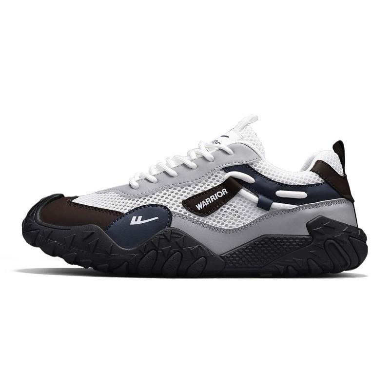 WARRIOR WARRIOR Casual Shoes Men's Low Top White/Gray/Brown