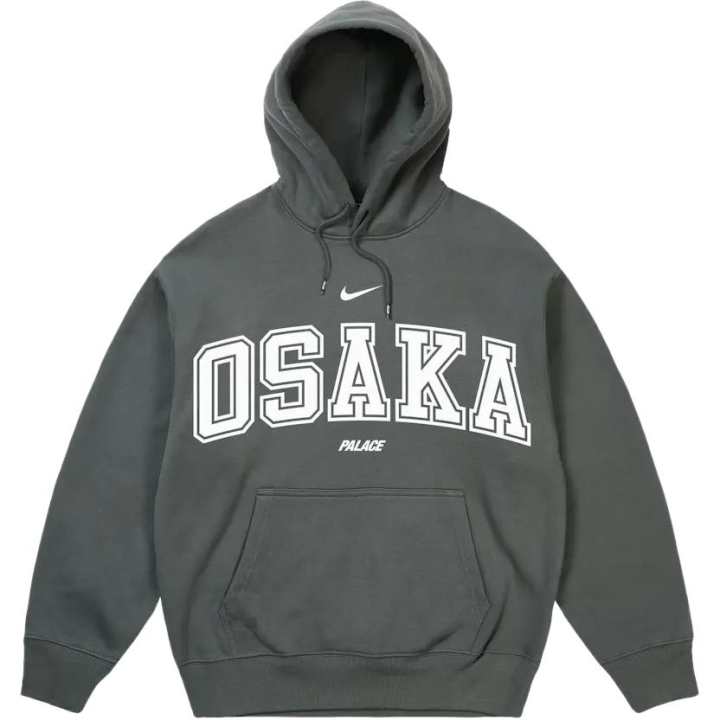 Nike Nike X PALACE Sweatshirts Unisex Dark Gray Hooded Non Detachable Moderate