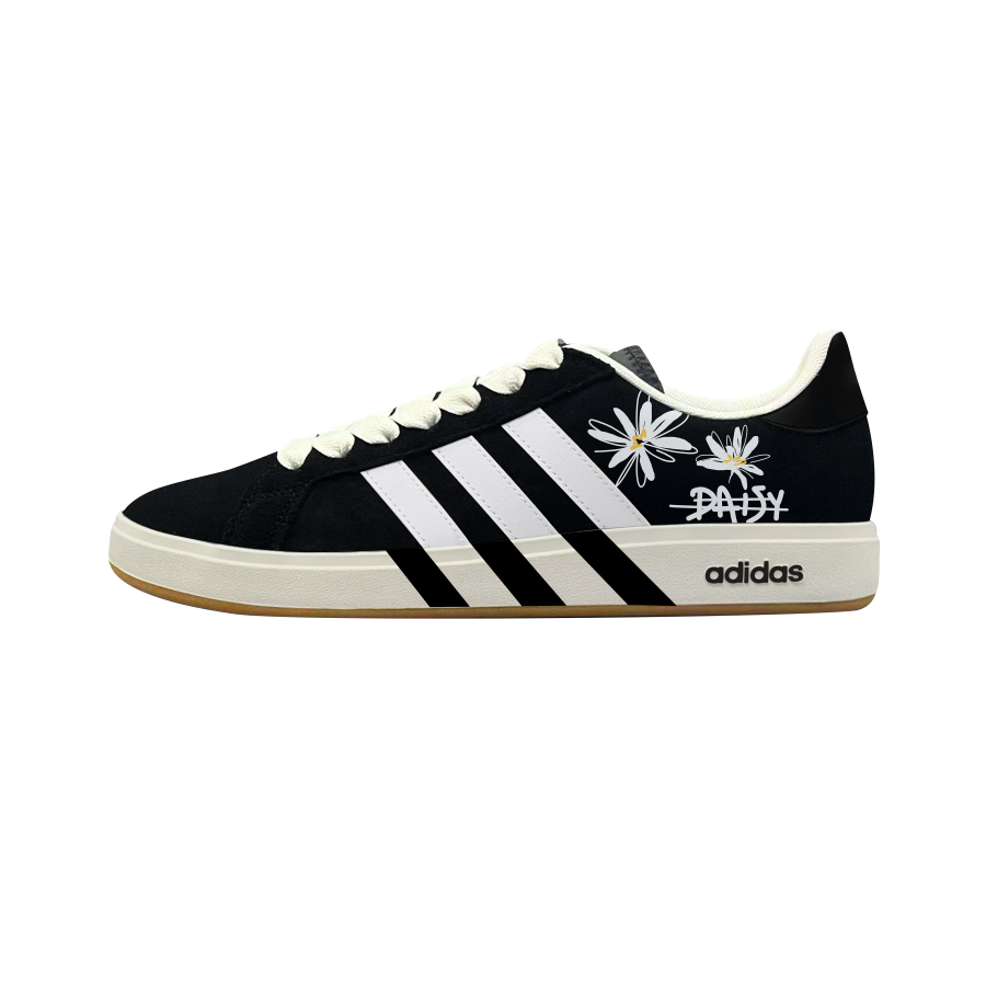Adidas Adidas Grand Court Base 00s Skateboard Shoes Unisex Low Top Black/White