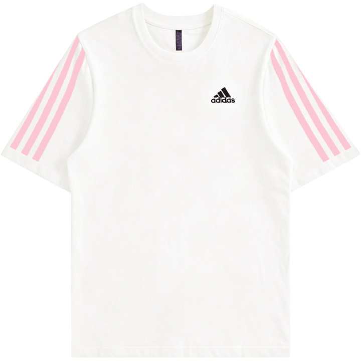 Adidas Adidas MUST HAVES T Shirts Unisex Ecru Crew Neck Moderate