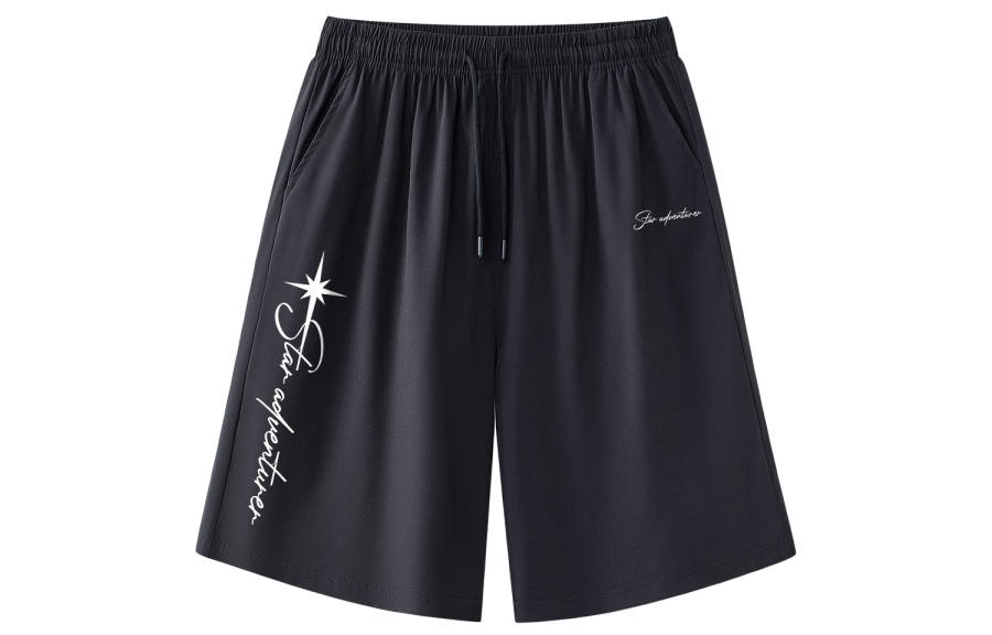 Disney Casual Shorts Unisex Thin Straight Fit Pants