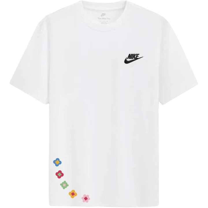 Nike Nike Sportswear T Shirts Unisex White Crew Neck Straight Fit