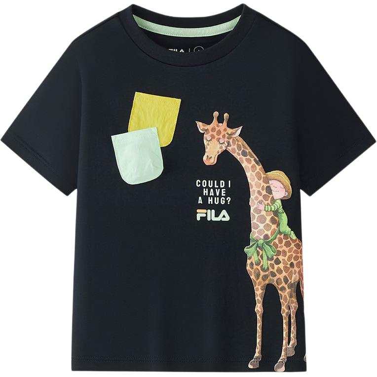 FILA KIDS Pre School T Shirts Crew Neck Moderate