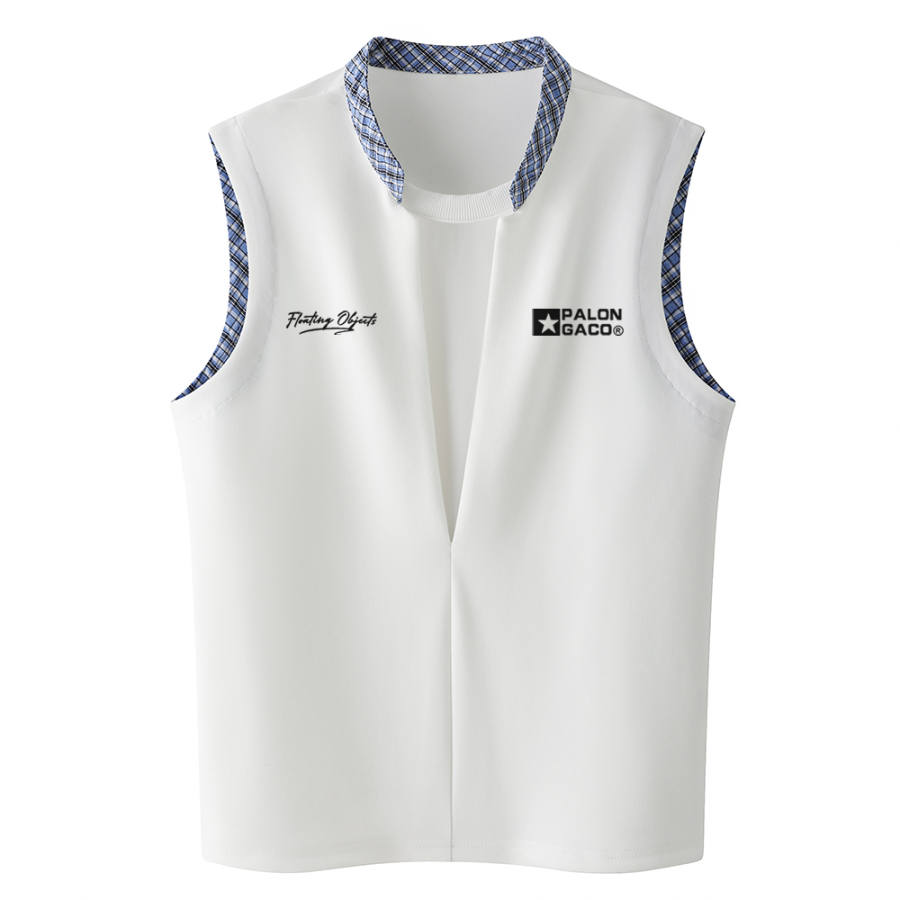 PAL ONGACO Tank Tops Unisex Stand Collar Moderate Straight Fit