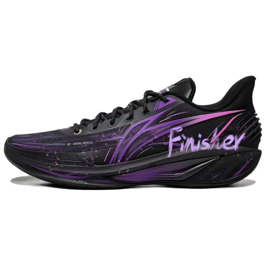 Li-Ning Li Ning Light Speed 4 Basketball Shoes Men's Low Top Black/Purple/Blue