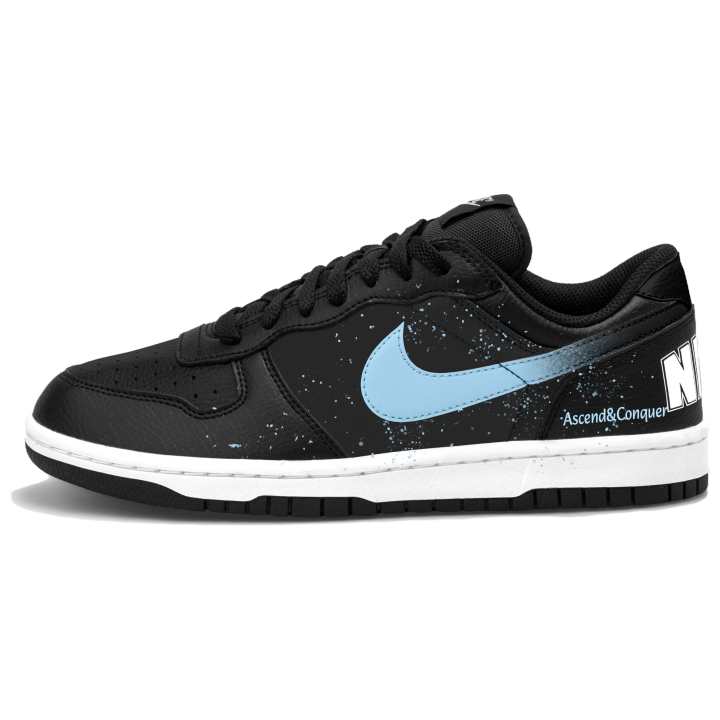 Nike Nike Big Skateboard Shoes Men's Low Top Black