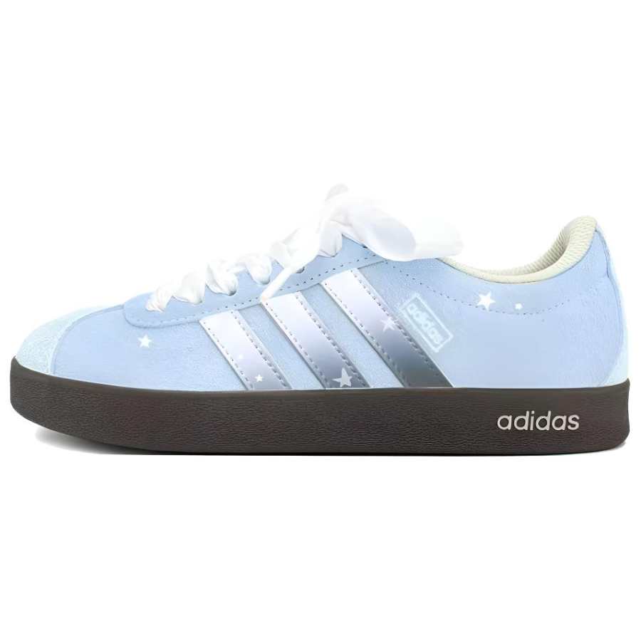Adidas Adidas VL COURT 2.0 Skateboard Shoes Unisex Low Top Blue