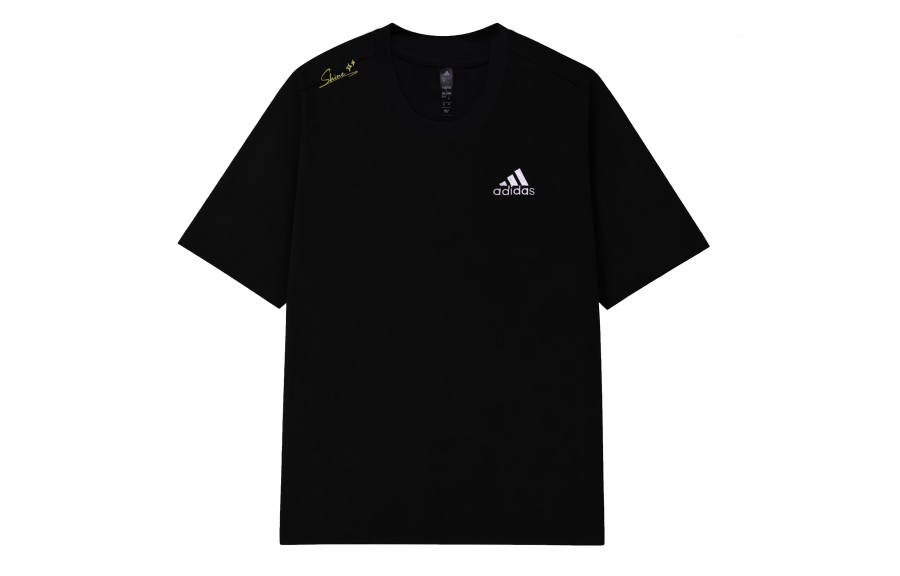 Adidas Adidas MUST HAVES T Shirts Unisex Black Crew Neck Thin Straight Fit