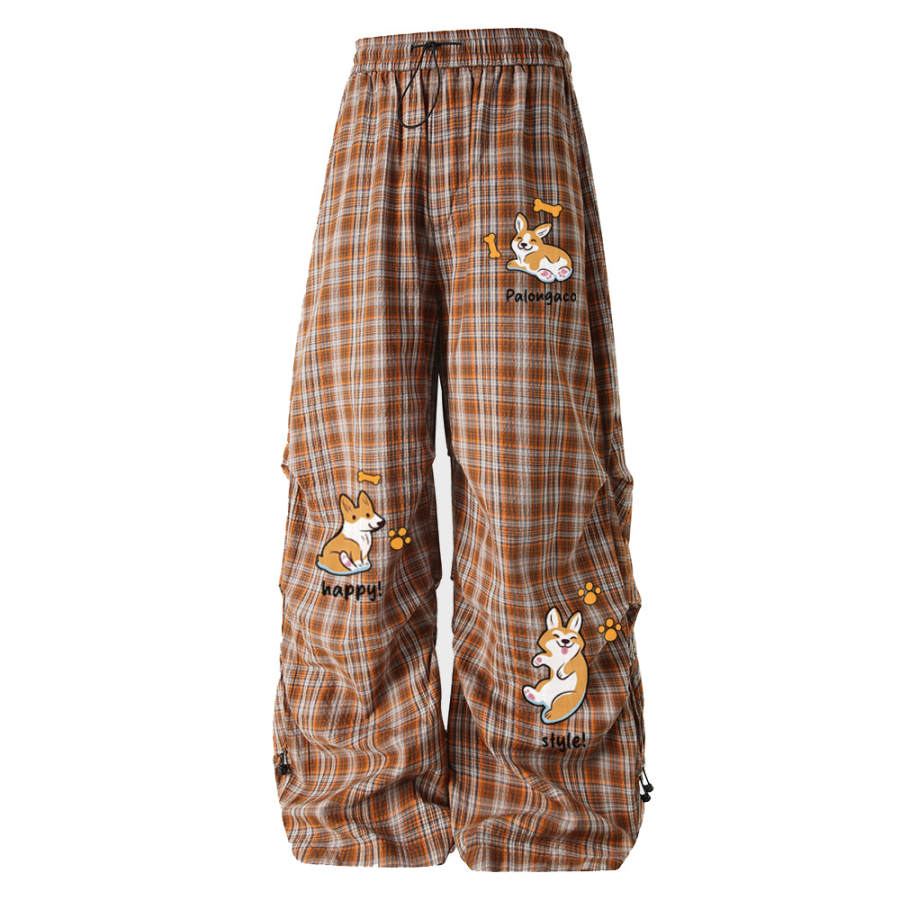 PAL ONGACO Casual Pants Unisex Moderate Straight Fit Pants