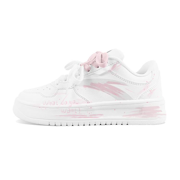 ANTA Easy Skateboard Shoes Women's Low Top White