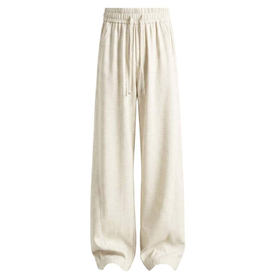 GWAF Casual Pants Unisex Thin Straight Fit Pants