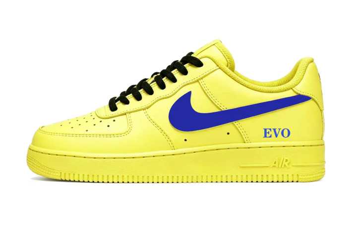 Nike Nike Air Force 1 Skateboard Shoes Unisex Low Top Yellow