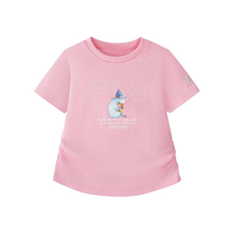 FILA KIDS Pre School T Shirts Crew Neck Moderate