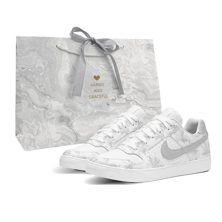 Nike Nike SB Delta Skateboard Shoes Unisex Low Top White/Gray