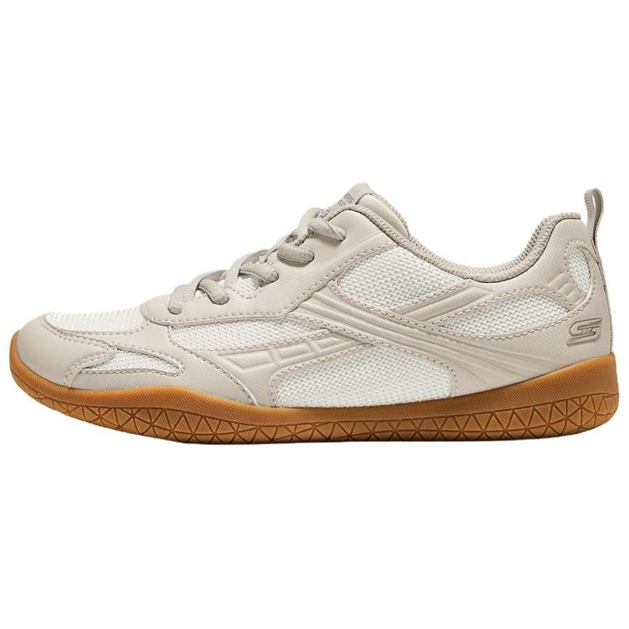 Skechers Bob's SPORT Skateboard Shoes Women's Low Top Ecru