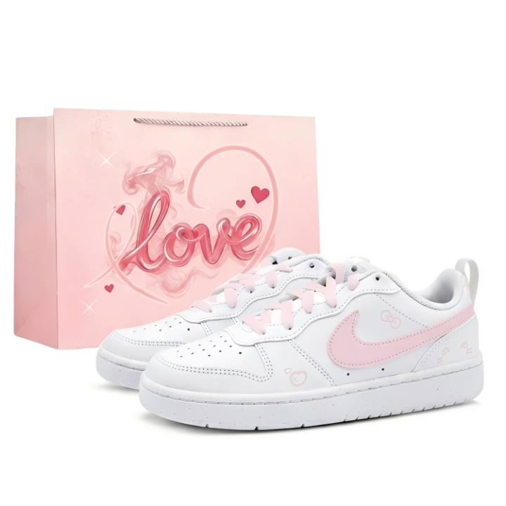 Nike Nike Court Borough Skateboard Shoes Unisex Low Top White