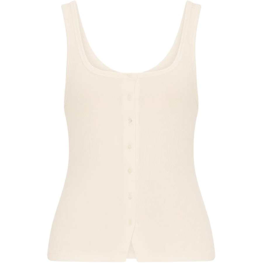 Victoria's Secret Tank Tops Women's Winter White Straight Fit