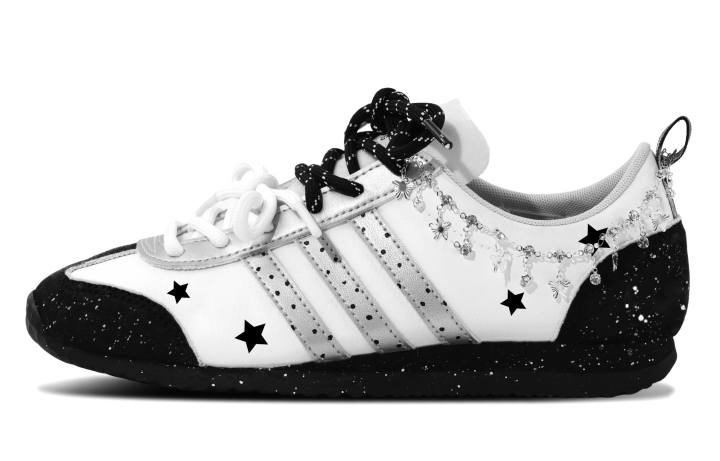Adidas Adidas VS JOG 2.0 German Army Trainers Unisex Low Top Silver Gray