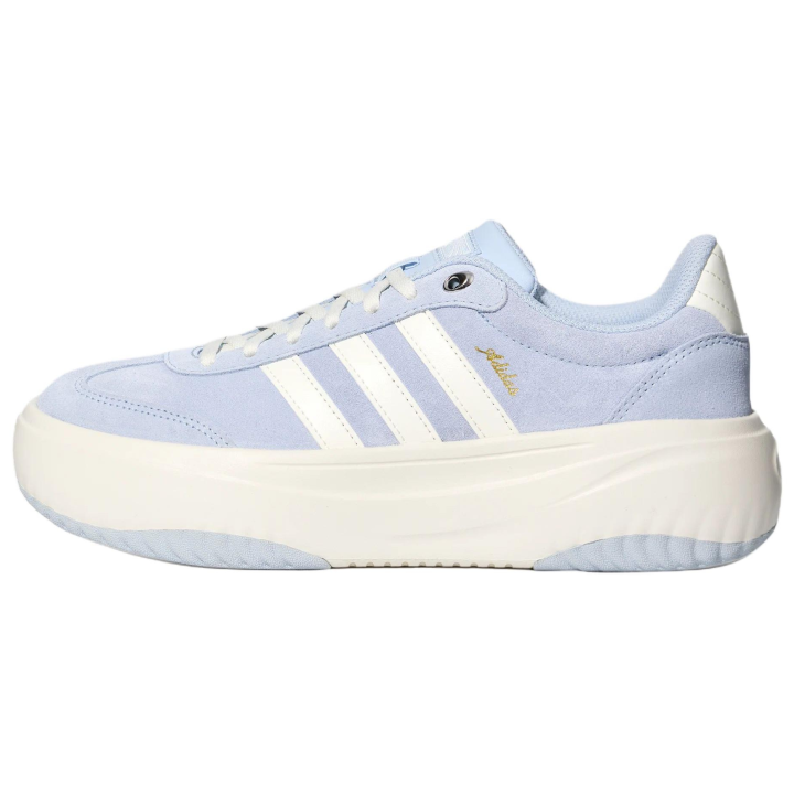 Adidas Adidas FLARE PLATFORM German Army Trainers Women's Crystal Blue White