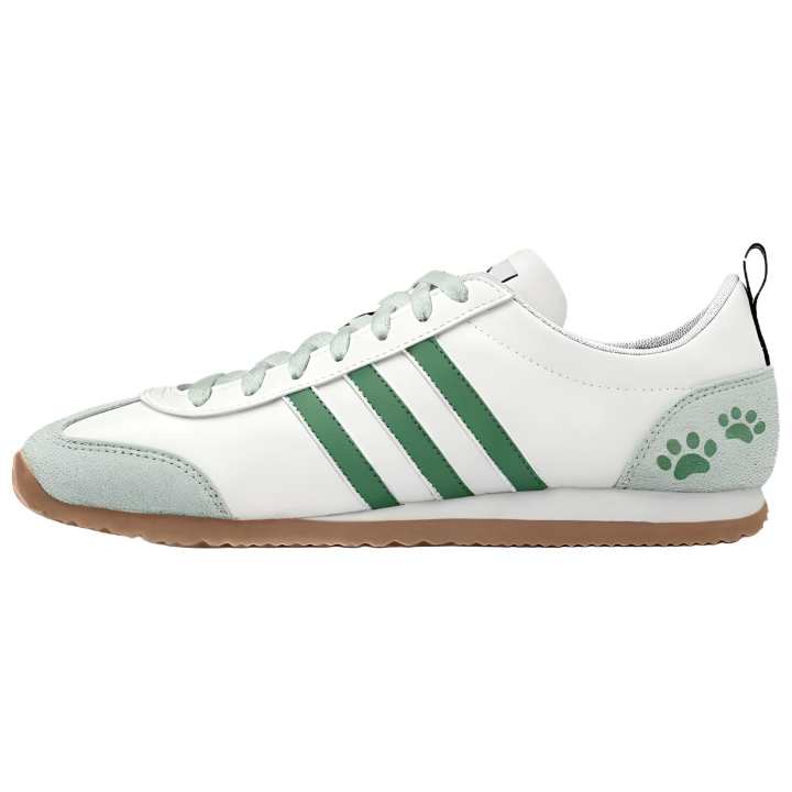 Adidas Adidas VS JOG 2.0 German Army Trainers Unisex Low Top Green/White Patchwork