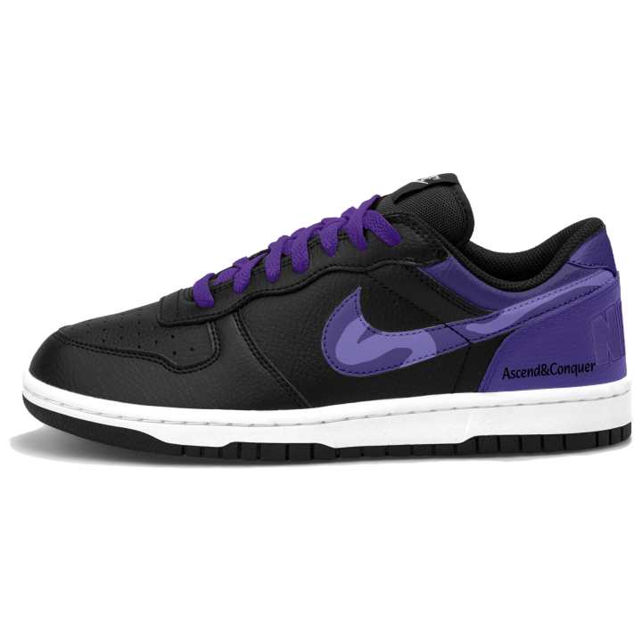 Nike Nike Big Skateboard Shoes Men's Low Top Black