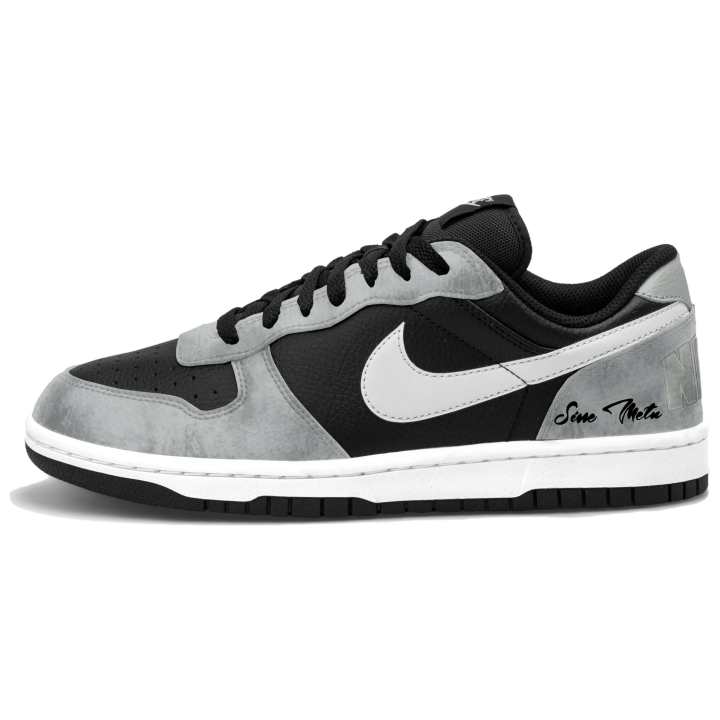 Nike Nike Big Skateboard Shoes Men's Low Top Black