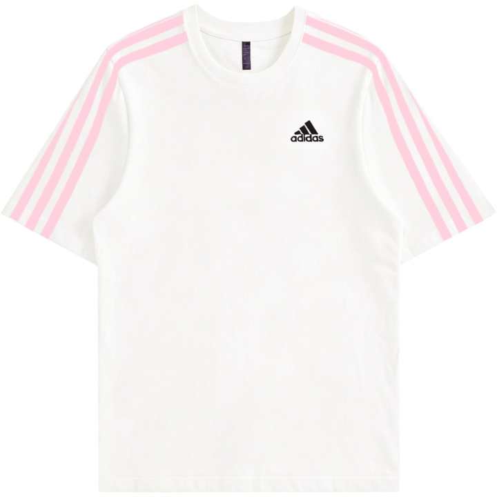 Adidas Adidas MUST HAVES T Shirts Unisex Ecru Crew Neck Moderate