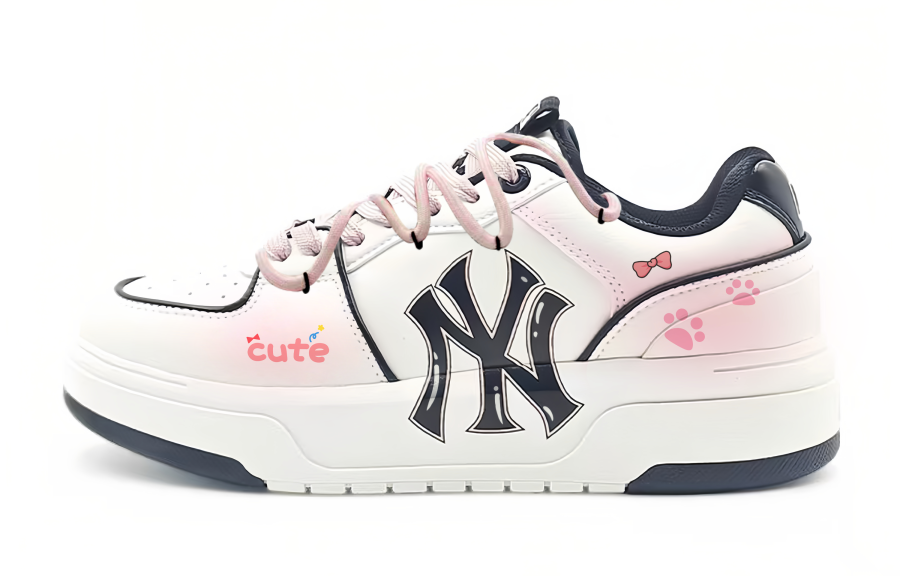 MLB MLB Chunky Liner Skateboard Shoes Unisex Low Top Pink