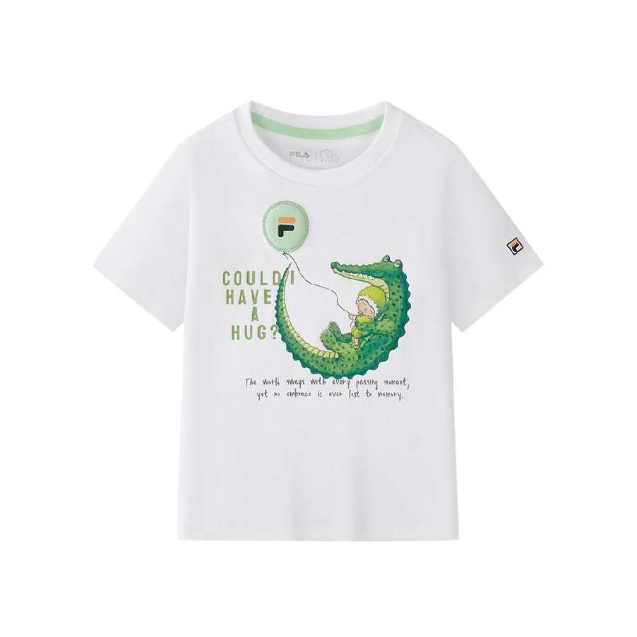 FILA KIDS T Shirts Crew Neck Moderate