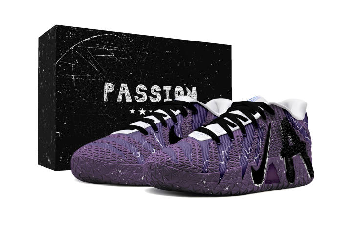 Nike Nike Ja Morant 3 Basketball Shoes Unisex Low Top Purple