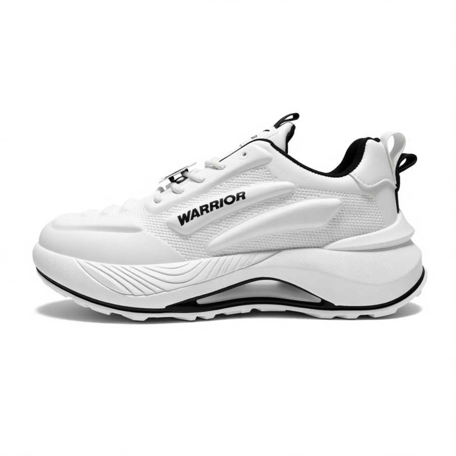 WARRIOR WARRIOR Casual Shoes Men's Low Top White Charcoal Black