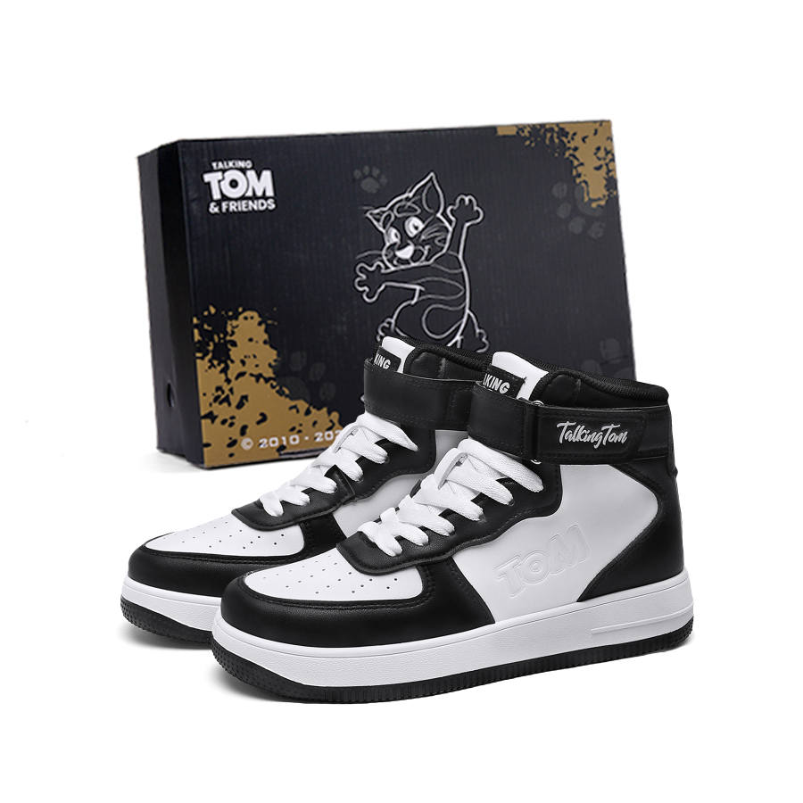 TALKING TOM TALKING TOM Synthetic Leather Height Increasing High top Skateboard Shoes Unisex