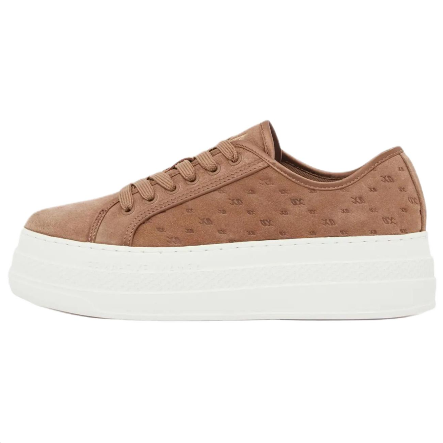 ARMANI EXCHANGE Skateboard Shoes Women's Low Top Brown