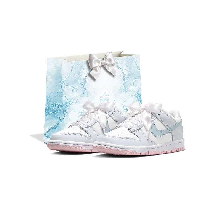 Nike Nike Dunk Skateboard Shoes Women's Low Top Blue White