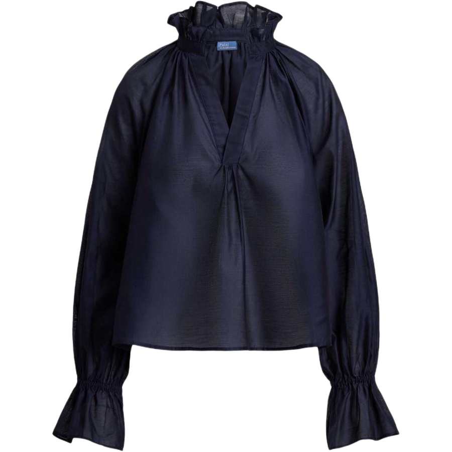 Polo Ralph Lauren Shirts Women's Dark Blue Stand Collar Moderate Other