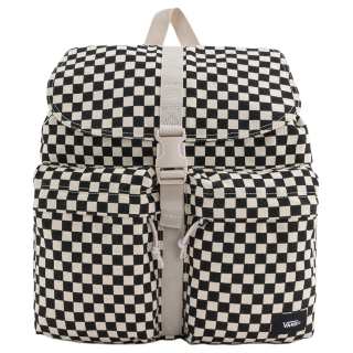 Vans Backpacks Black White Checkerboard