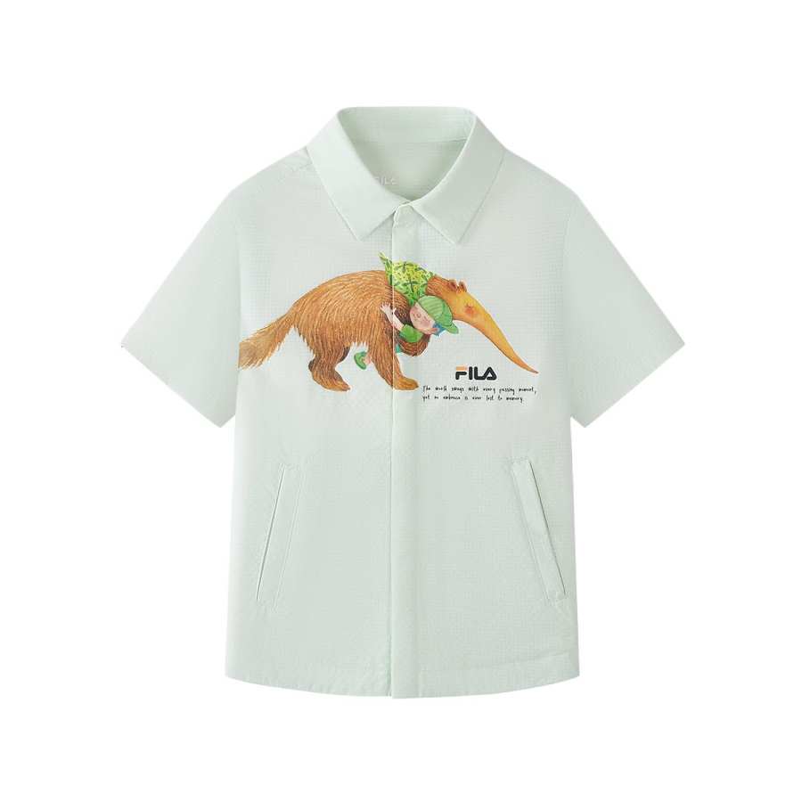 FILA KIDS Pre School Casual Shirts Lapel