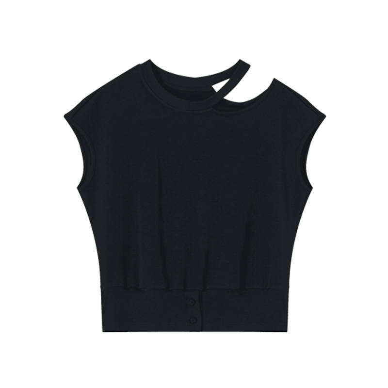 XIANGYING T Shirts Women's Crew Neck