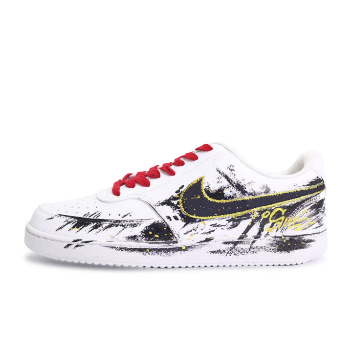 Nike Nike Court Vision 1 Skateboard Shoes Unisex Low Top Black/Gold