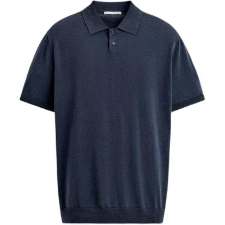 ZARA Polo Shirts Men's Blue Polo Collar Moderate Other