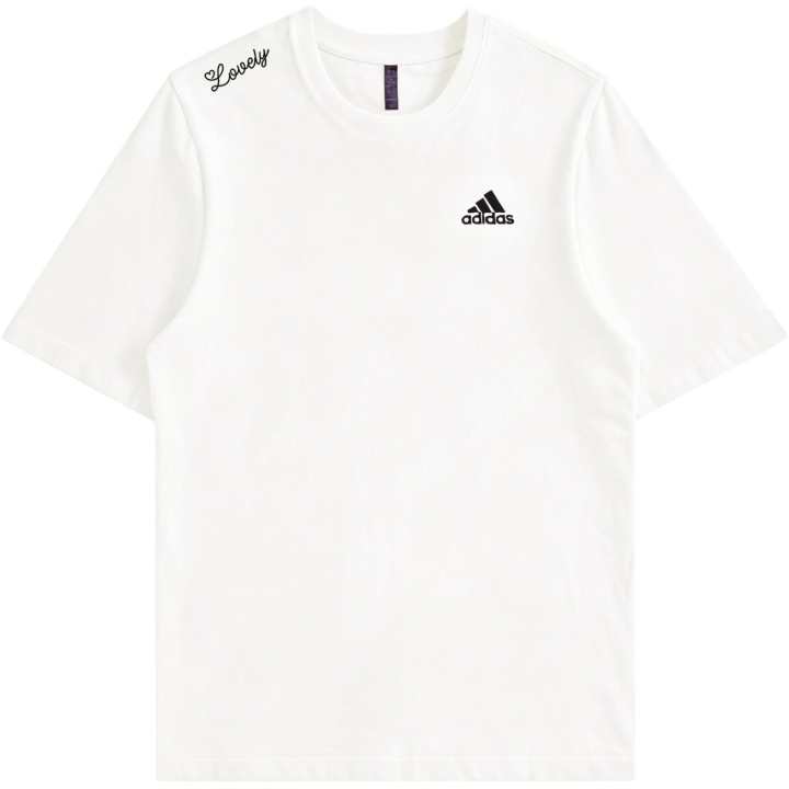Adidas Adidas MUST HAVES T Shirts Unisex Ecru Crew Neck Moderate