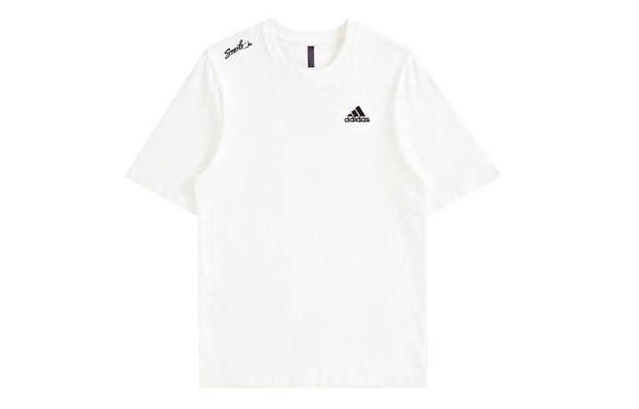 Adidas Adidas MUST HAVES T Shirts Unisex Ecru Crew Neck Moderate