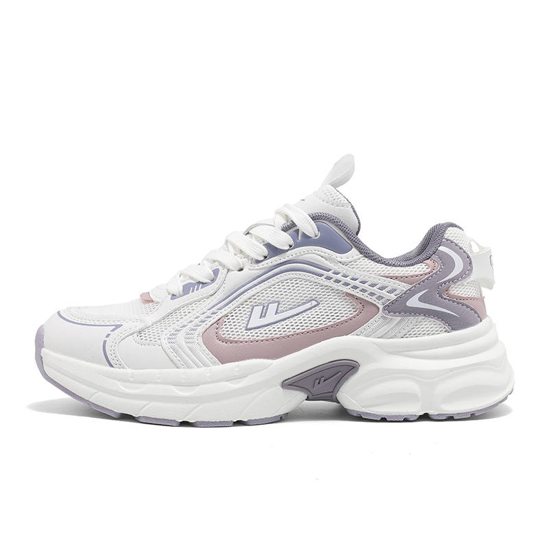 WARRIOR WARRIOR Chunky Sneakers Women's Low Top White Purple