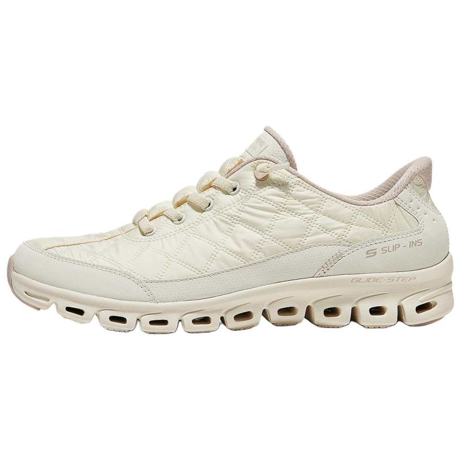 Skechers SPORT ACTIVE Casual Shoes Women's Low Top Ecru